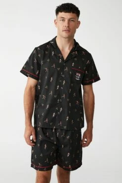 Afl Adults Ss/Short Xmas Pj Set PORT ADELAIDE -Mens Clothing Store 9630433 15 2