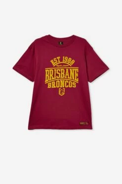 Nrl Mens Distressed Flock Tee TITANS -Mens Clothing Store 9630434 01 2