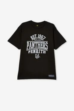 Nrl Mens Distressed Flock Tee TITANS -Mens Clothing Store 9630434 07 2