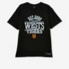 Nrl Mens Distressed Flock Tee TITANS