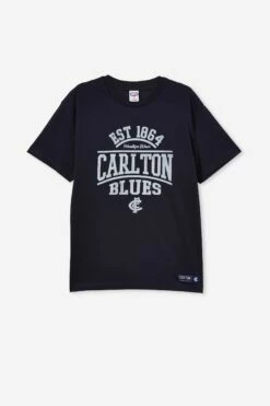 Afl Mens Distressed Flock Tee BRISBANE 33 Afl Mens Distressed Flock Tee BRISBANE -Mens Clothing Store 9630435 03 2