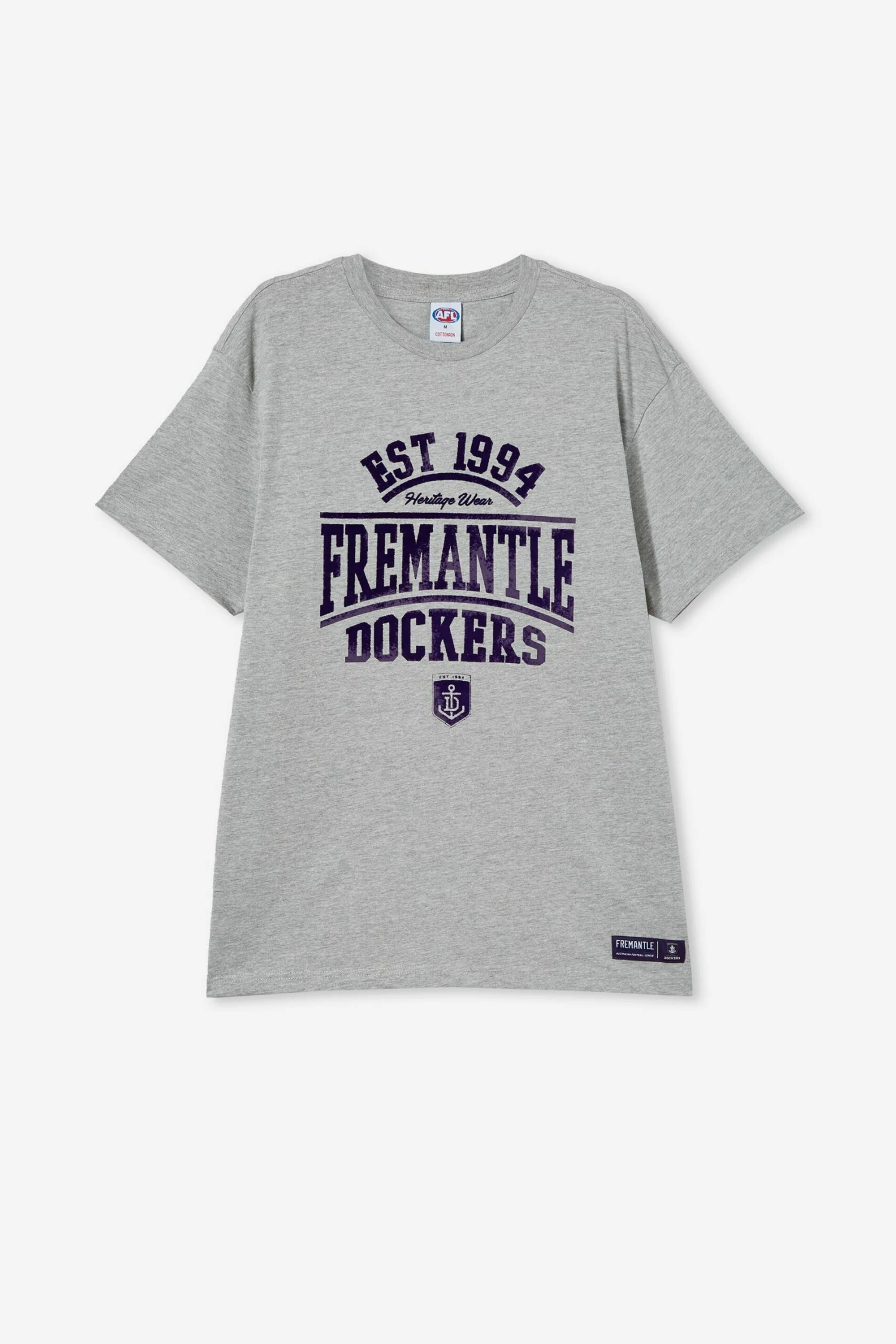 Afl Mens Distressed Flock Tee BRISBANE 12 Afl Mens Distressed Flock Tee BRISBANE - Image 12