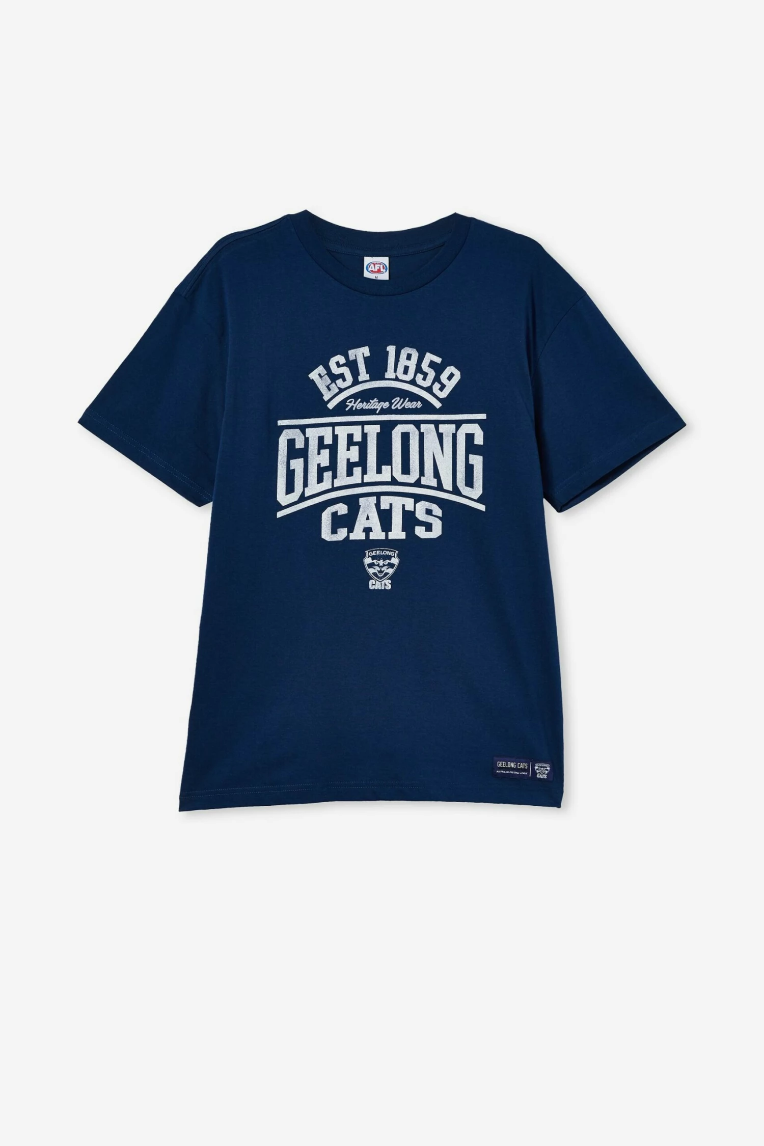 Afl Mens Distressed Flock Tee BRISBANE 11 Afl Mens Distressed Flock Tee BRISBANE - Image 11