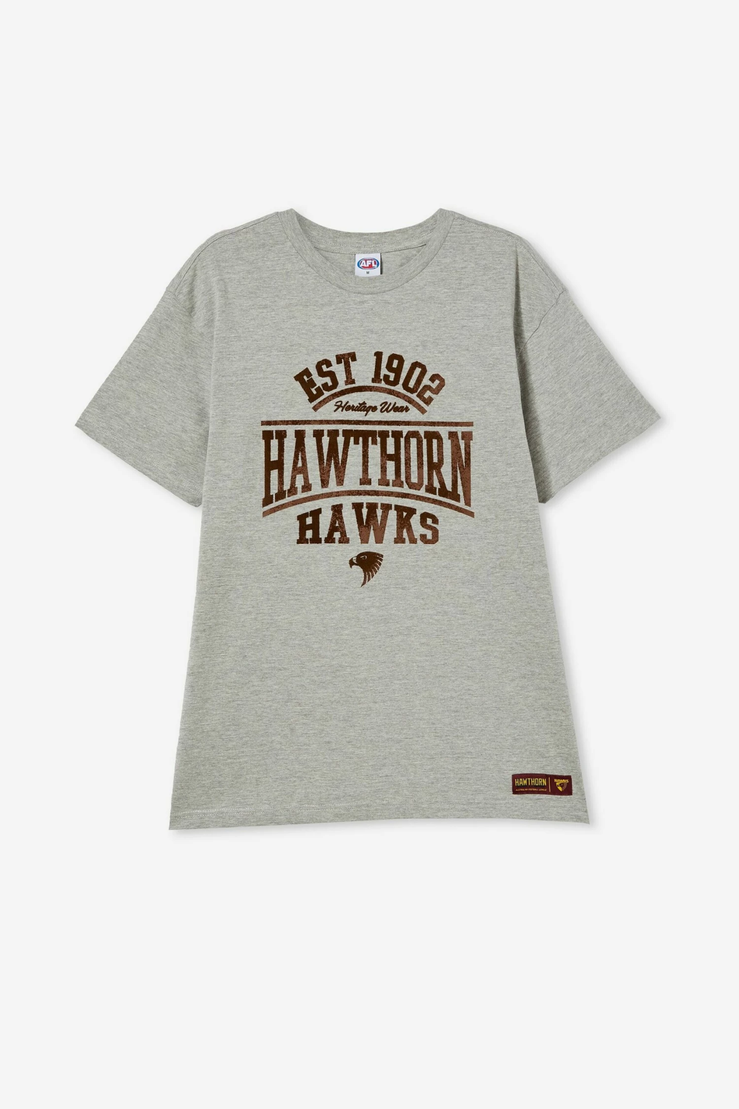 Afl Mens Distressed Flock Tee BRISBANE 9 Afl Mens Distressed Flock Tee BRISBANE - Image 9