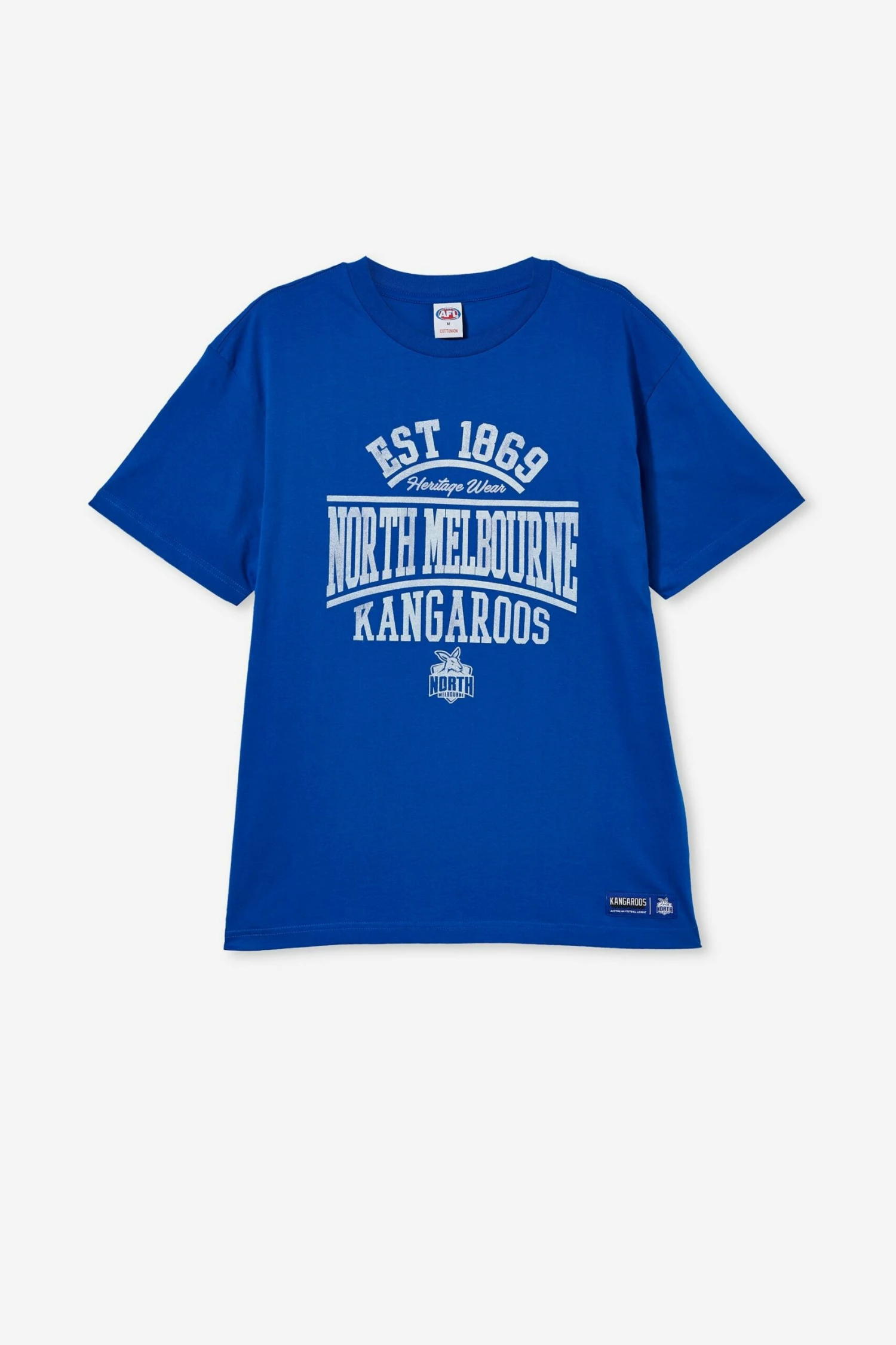 Afl Mens Distressed Flock Tee BRISBANE 7 Afl Mens Distressed Flock Tee BRISBANE - Image 7