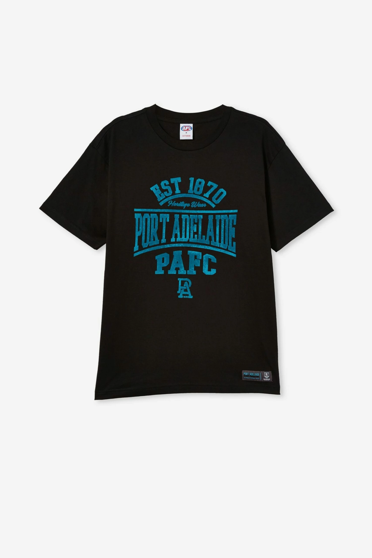 Afl Mens Distressed Flock Tee BRISBANE 6 Afl Mens Distressed Flock Tee BRISBANE - Image 6