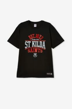 Afl Mens Distressed Flock Tee BRISBANE 22 Afl Mens Distressed Flock Tee BRISBANE -Mens Clothing Store 9630435 15 2