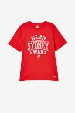 Afl Mens Distressed Flock Tee BRISBANE 21 Afl Mens Distressed Flock Tee BRISBANE -Mens Clothing Store 9630435 16 2