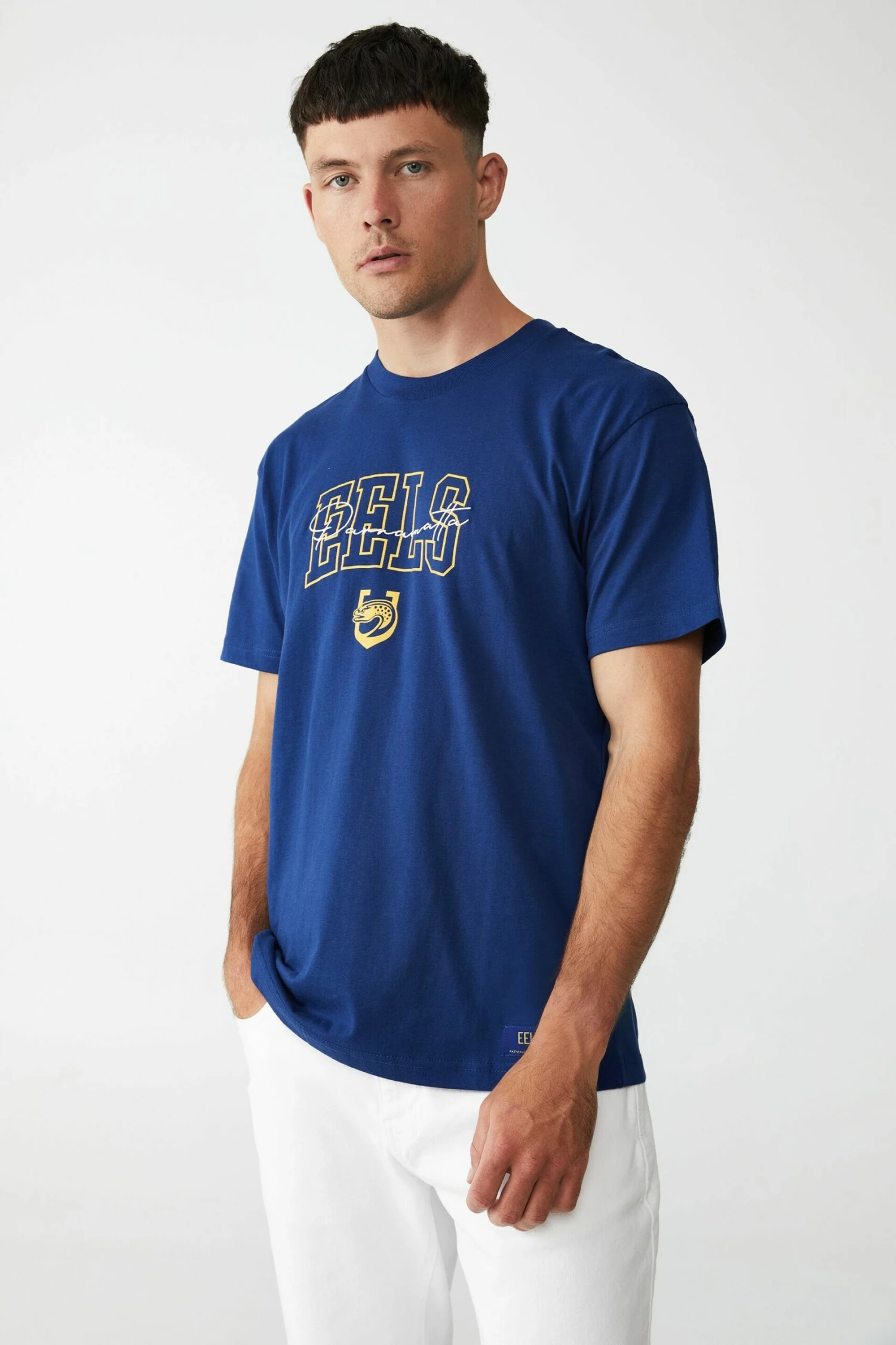 Nrl Mens Embroidery Script Tee ROOSTERS 6 Nrl Mens Embroidery Script Tee ROOSTERS - Image 6