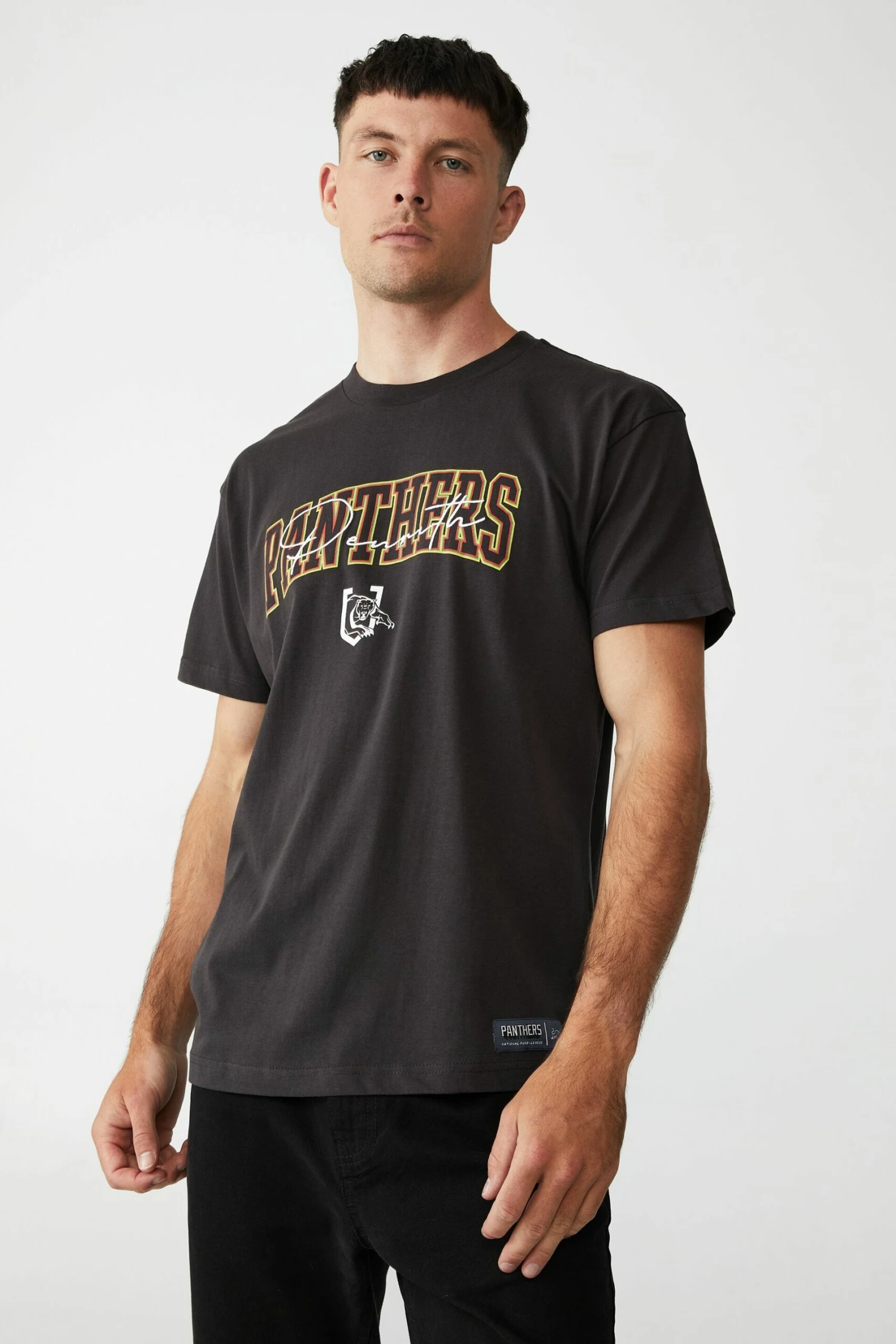 Nrl Mens Embroidery Script Tee ROOSTERS 5 Nrl Mens Embroidery Script Tee ROOSTERS - Image 5