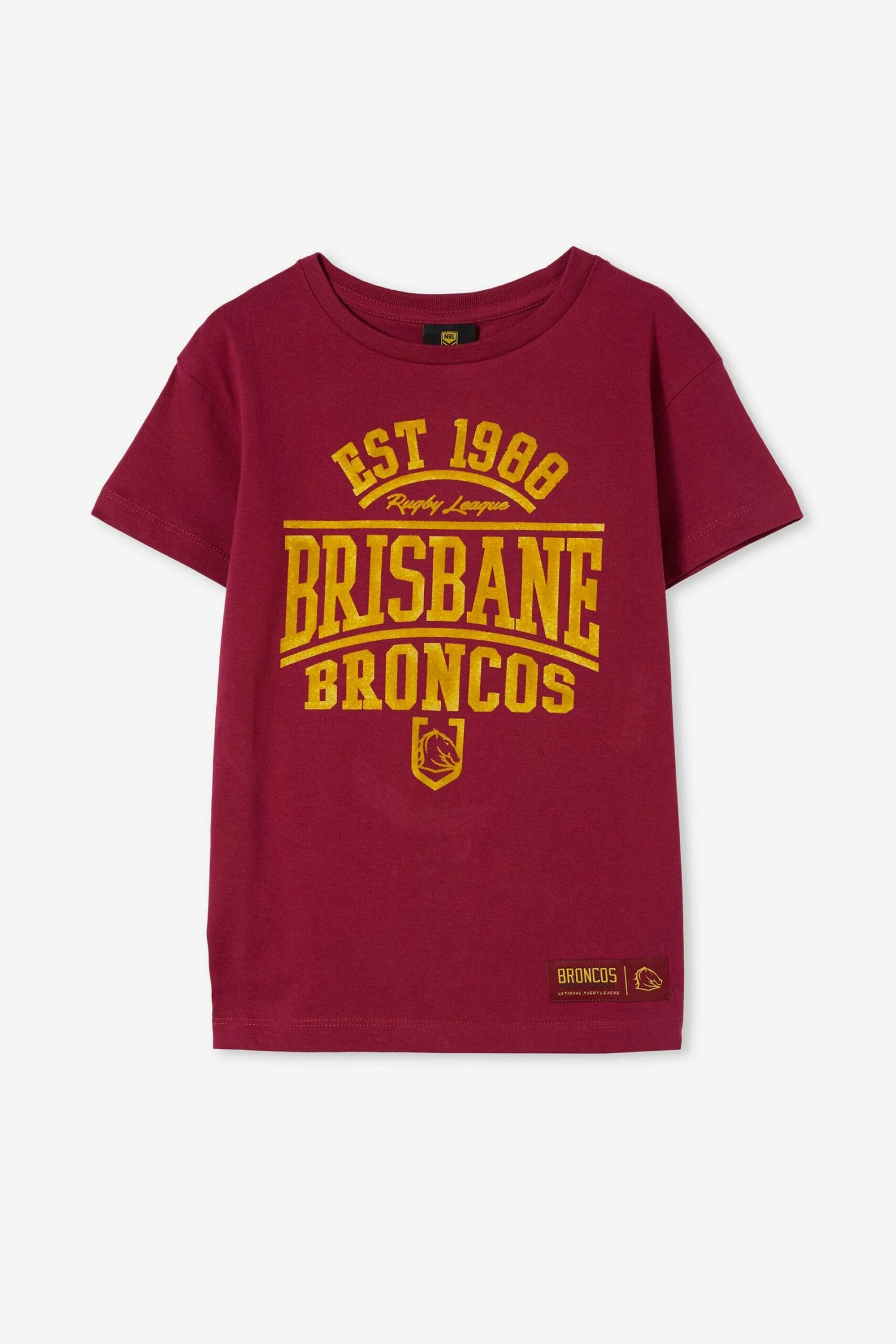 Nrl Kids Distressed Flock Tee SHARKS 13 Nrl Kids Distressed Flock Tee SHARKS - Image 13