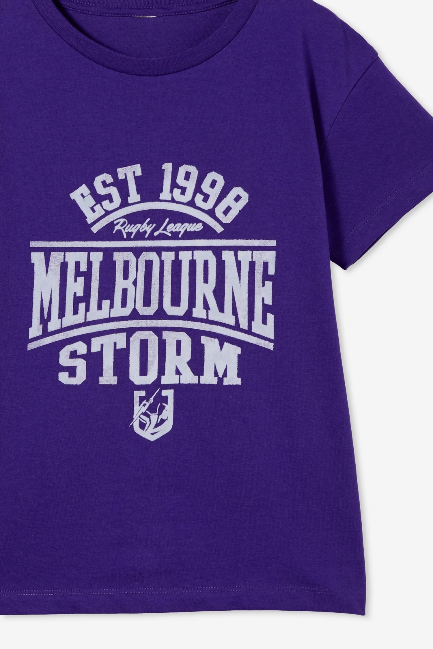 Nrl Kids Distressed Flock Tee SHARKS 15 Nrl Kids Distressed Flock Tee SHARKS - Image 15