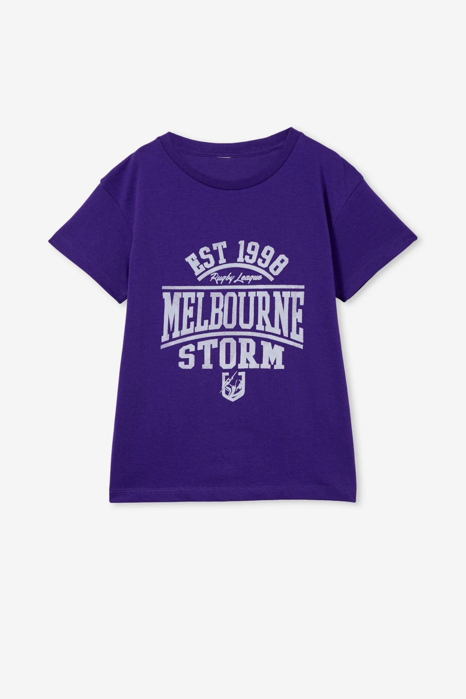 Nrl Kids Distressed Flock Tee SHARKS 14 Nrl Kids Distressed Flock Tee SHARKS - Image 14