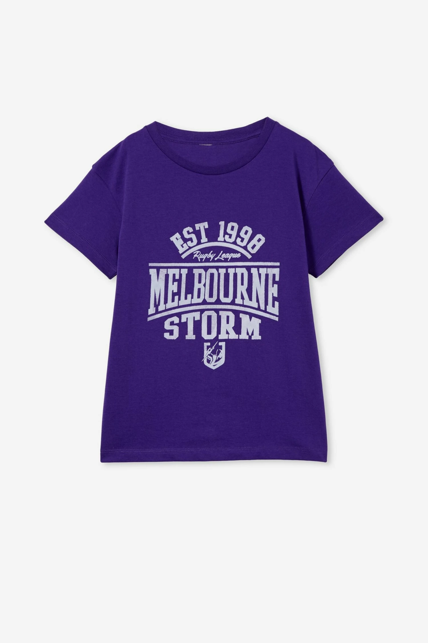 Nrl Kids Distressed Flock Tee SHARKS 2 Nrl Kids Distressed Flock Tee SHARKS - Image 2