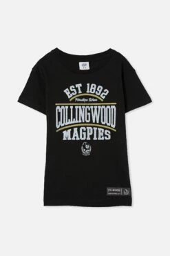 Afl Kids Distressed Flock Tee GEELONG -Mens Clothing Store 9630443 04 2