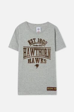 Afl Kids Distressed Flock Tee GEELONG -Mens Clothing Store 9630443 10 2