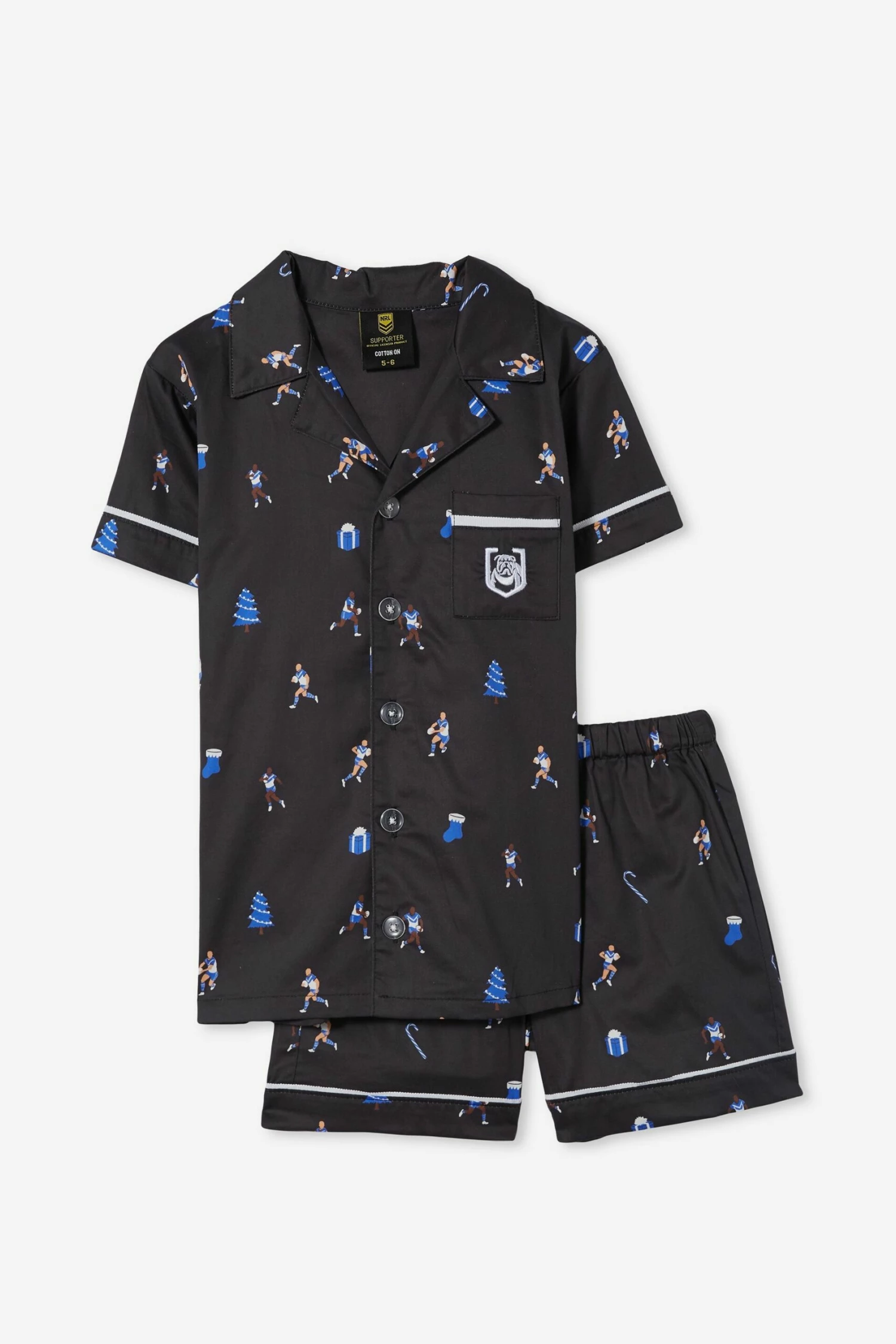 Nrl Kids Club Xmas Pj Set BRONCOS 14 Nrl Kids Club Xmas Pj Set BRONCOS - Image 14