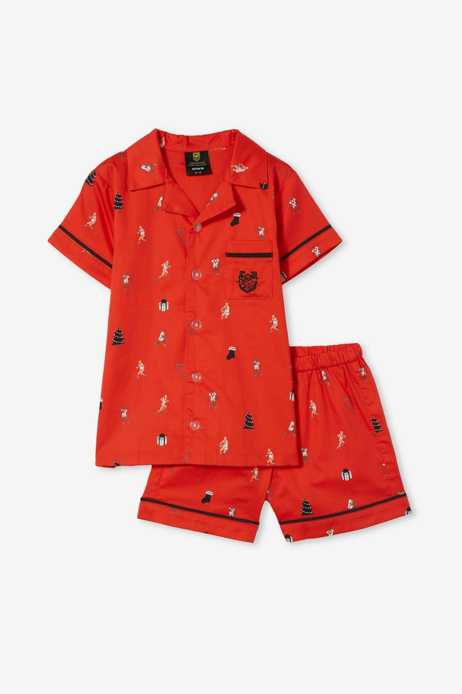 Nrl Kids Club Xmas Pj Set BRONCOS 12 Nrl Kids Club Xmas Pj Set BRONCOS - Image 12