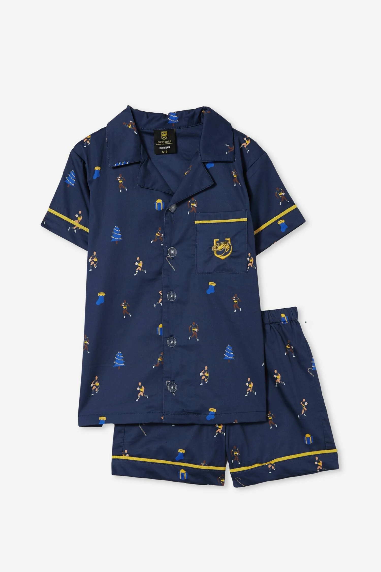 Nrl Kids Club Xmas Pj Set BRONCOS 11 Nrl Kids Club Xmas Pj Set BRONCOS - Image 11