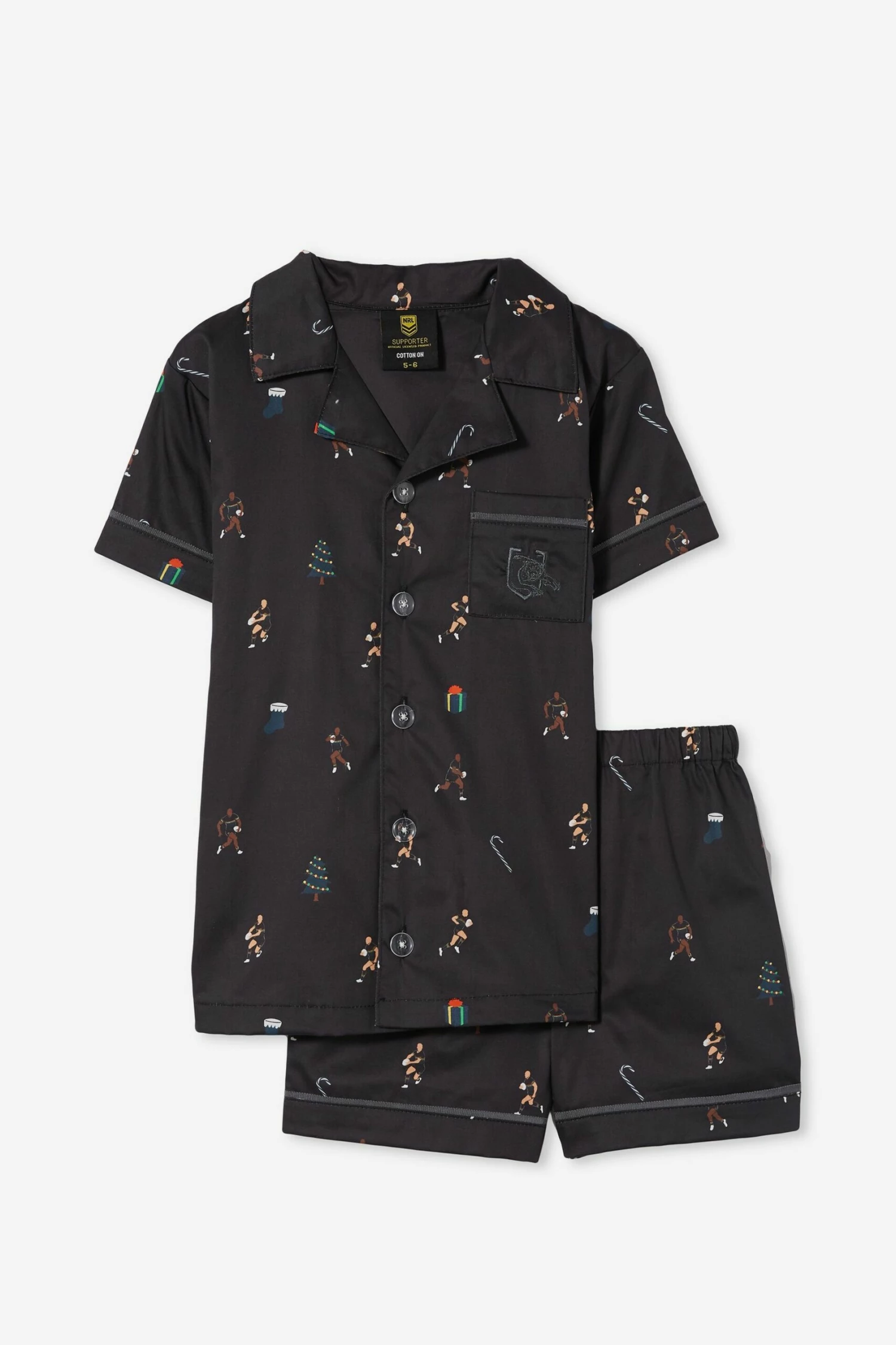 Nrl Kids Club Xmas Pj Set BRONCOS 9 Nrl Kids Club Xmas Pj Set BRONCOS - Image 9