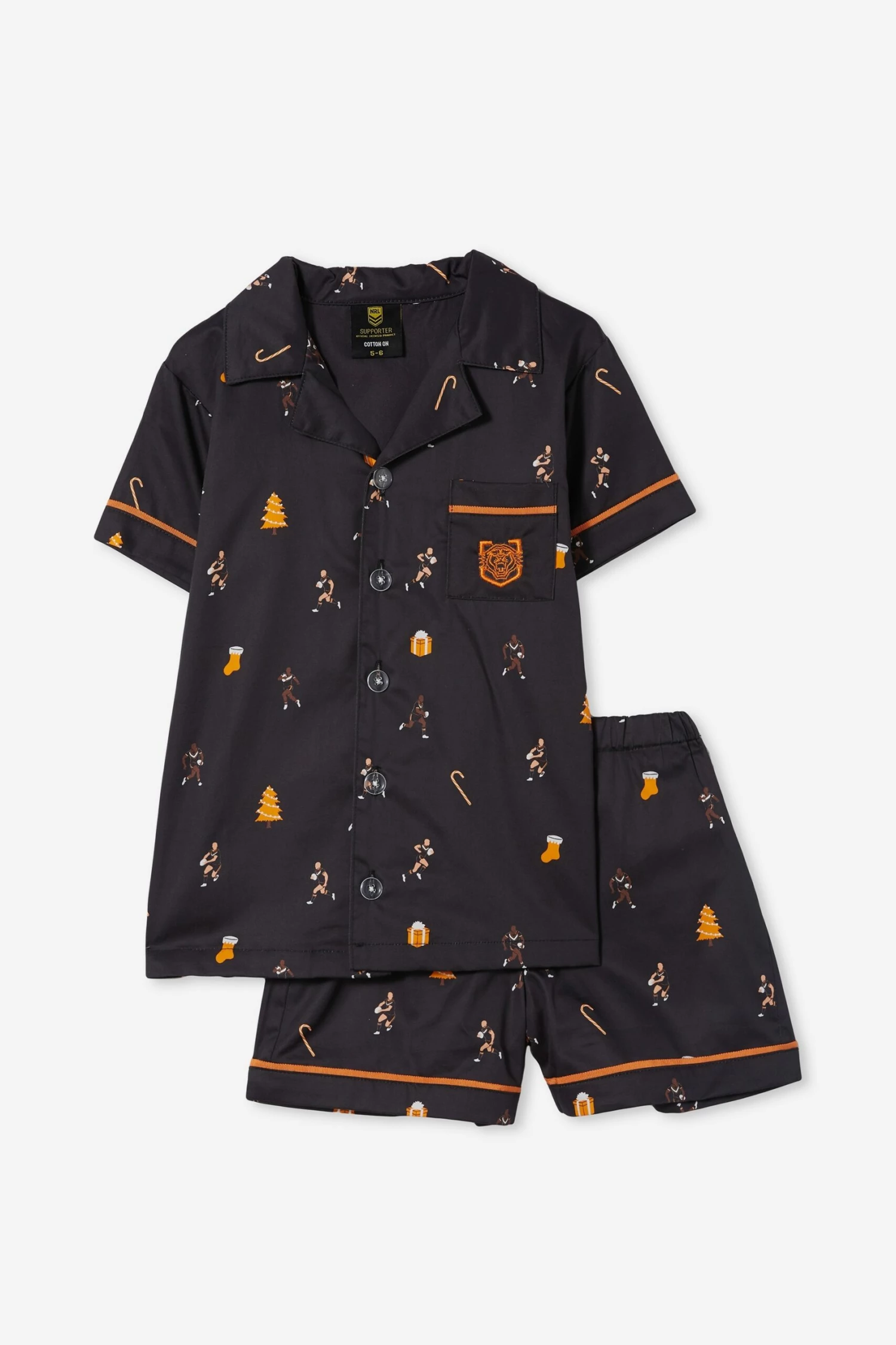 Nrl Kids Club Xmas Pj Set BRONCOS 16 Nrl Kids Club Xmas Pj Set BRONCOS - Image 16