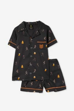 Nrl Kids Club Xmas Pj Set BRONCOS