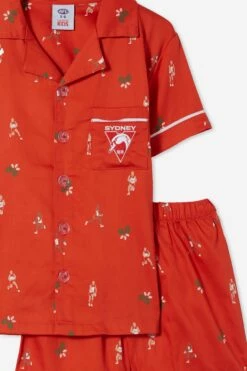 Afl Kids Club Xmas Pj Set PORT ADELAIDE -Mens Clothing Store 9630447 16 1