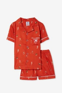 Afl Kids Club Xmas Pj Set PORT ADELAIDE -Mens Clothing Store 9630447 16 2 1