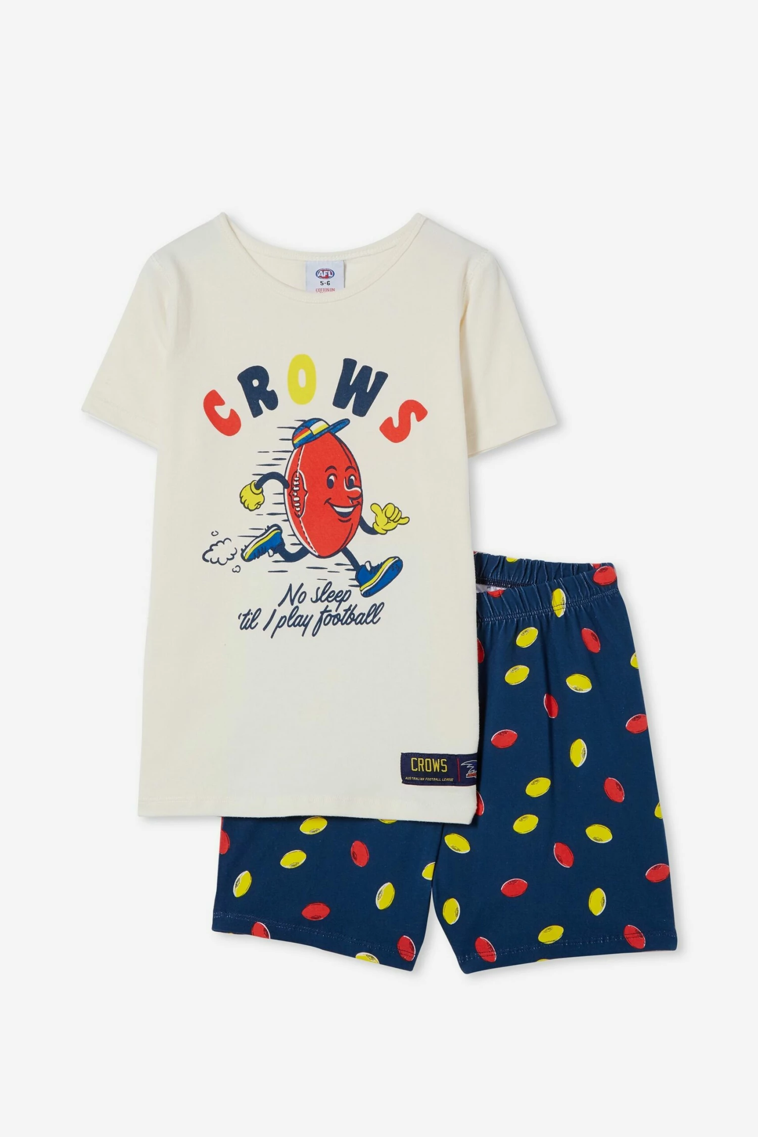 Afl Kids No Sleep Pyjama Set NORTH MELBOURNE 18 Afl Kids No Sleep Pyjama Set NORTH MELBOURNE - Image 18