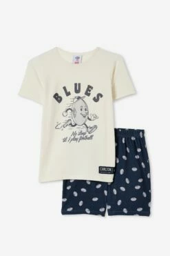 Afl Kids No Sleep Pyjama Set NORTH MELBOURNE 37 Afl Kids No Sleep Pyjama Set NORTH MELBOURNE -Mens Clothing Store 9630468 03 2