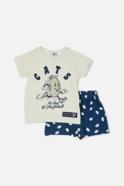 Afl Kids No Sleep Pyjama Set NORTH MELBOURNE 33 Afl Kids No Sleep Pyjama Set NORTH MELBOURNE -Mens Clothing Store 9630468 07 2