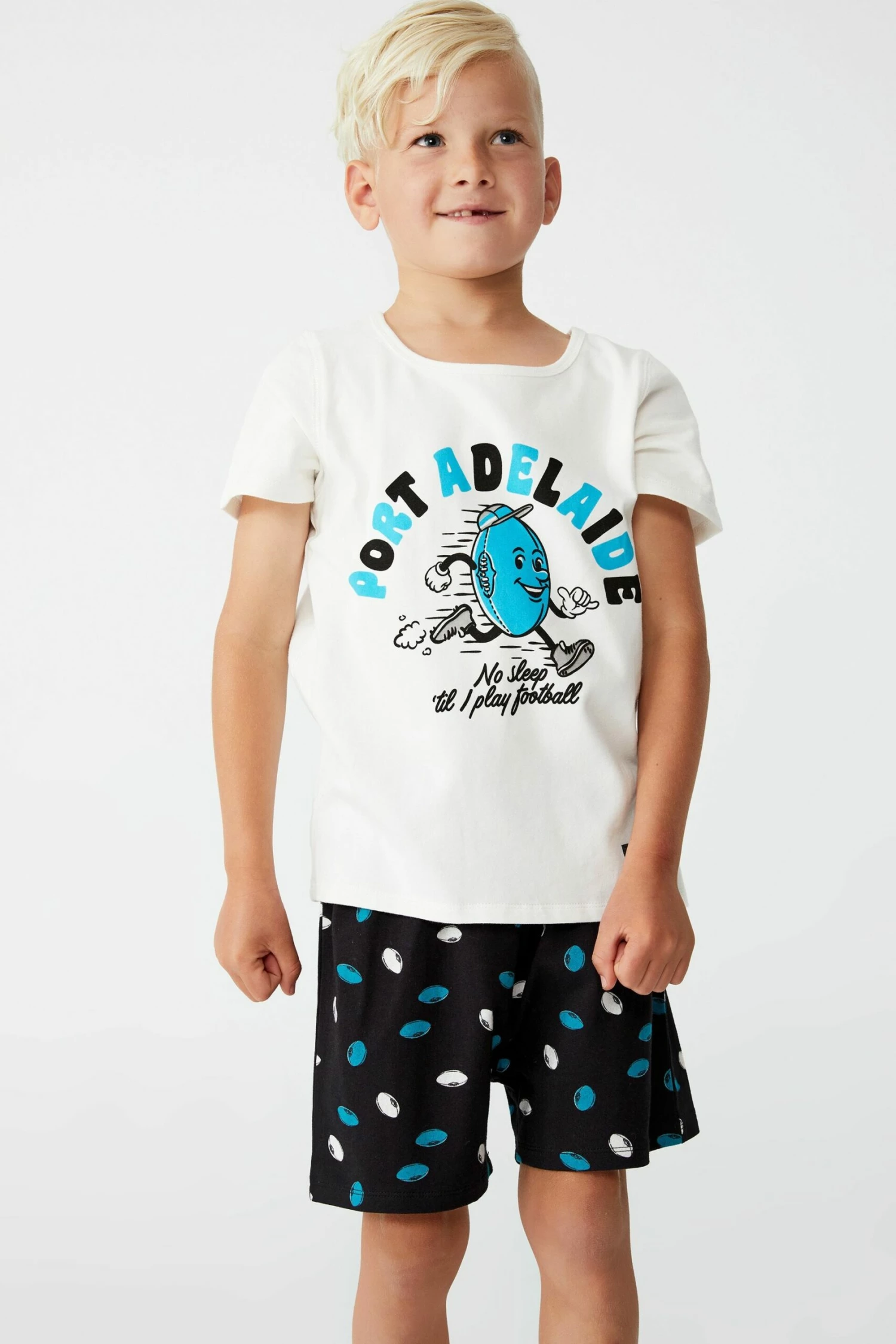 Afl Kids No Sleep Pyjama Set NORTH MELBOURNE 6 Afl Kids No Sleep Pyjama Set NORTH MELBOURNE - Image 6