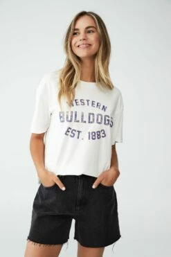 Afl Womens Textured Club T-Shirt GOLD COAST