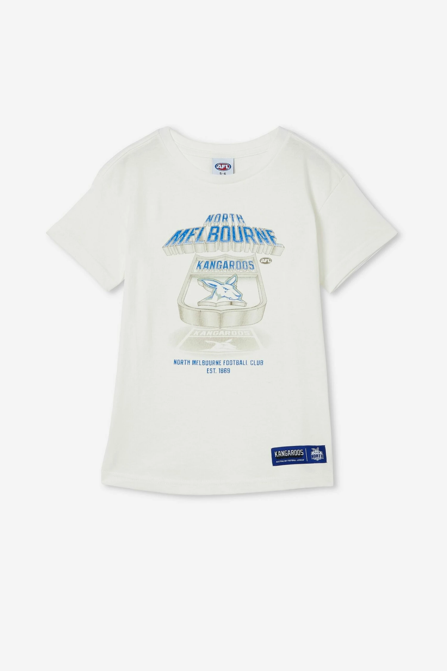 Afl Kids Retro T-Shirt ADELAIDE 6 Afl Kids Retro T-Shirt ADELAIDE - Image 6