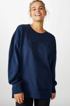 Nrl Womens Old School Jumper SEA EAGLES -Mens Clothing Store 9801293 03 2