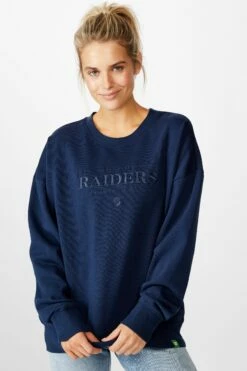 Nrl Womens Old School Jumper SEA EAGLES -Mens Clothing Store 9801293 09 2