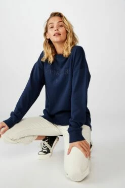 Nrl Womens Old School Jumper SEA EAGLES -Mens Clothing Store 9801293 10 2