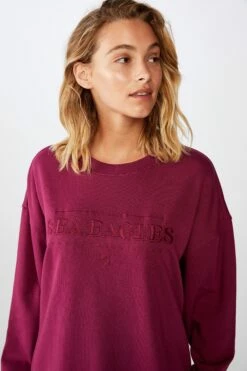 Nrl Womens Old School Jumper SEA EAGLES -Mens Clothing Store 9801293 11 4