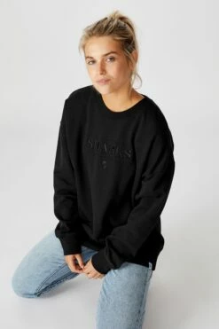 Nrl Womens Old School Jumper SEA EAGLES -Mens Clothing Store 9801293 12 2