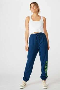 Nrl Womens Old School Track Pant WESTS TIGERS -Mens Clothing Store 9801297 09 2