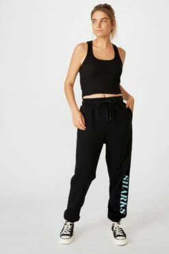 Nrl Womens Old School Track Pant WESTS TIGERS -Mens Clothing Store 9801297 12 2