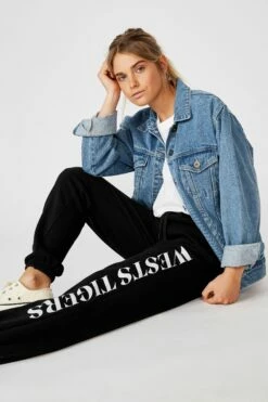 Nrl Womens Old School Track Pant WESTS TIGERS