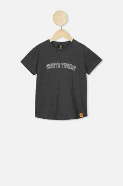 Nrl Kids Outline Graphic T-Shirt WESTS TIGERS